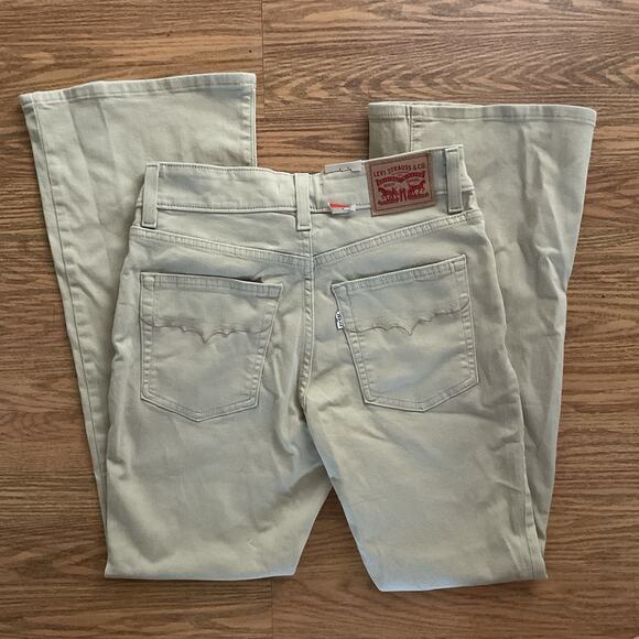 Levi’s Women’s Jeans 726 High Rise Bootcut Western Flare Khaki Size 29 NWT - Picture 1 of 4
